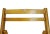 Wood Antique India Yellow Rustic Folding Chair For Sale - Image 7 of 10