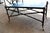 1970s Neoclassical Green Marble Top / Brass Lions / Paw Feet Metal Coffee Table & End Table Set For Sale - Image 12 of 18
