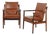 Ark Armchairs in Leather by Arne Vodder for Sibast, 1960s, Set of 2 For Sale