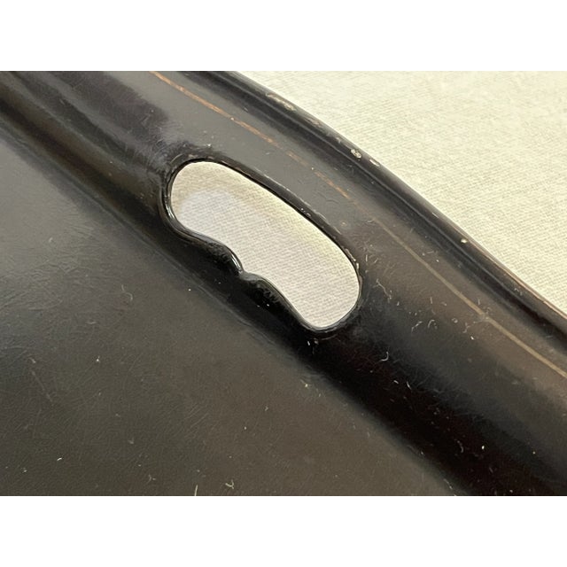 Early 1900's Russian Imperial Vishnyakov Painted Metal Tray For Sale - Image 10 of 13