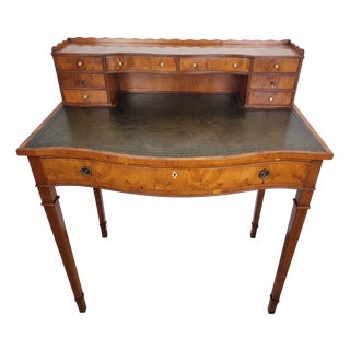 Vintage Ladies Writing Desk in Yew, 1950s For Sale