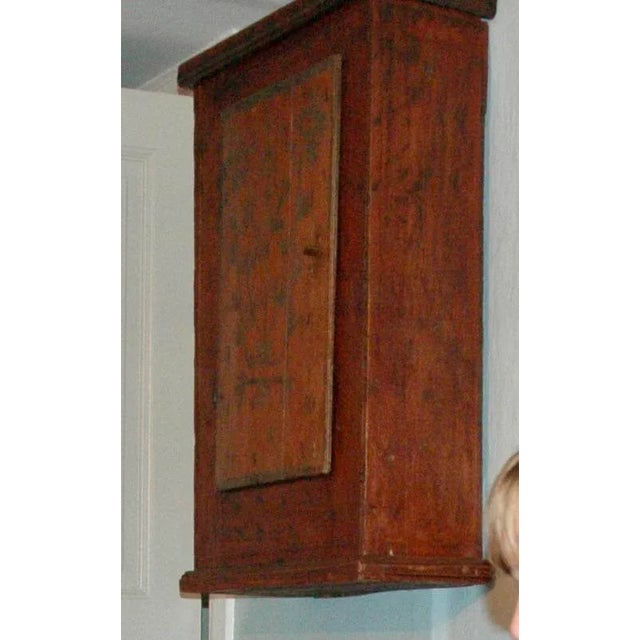 Early 19th Century Painted Alsatian Cupboard For Sale - Image 10 of 11