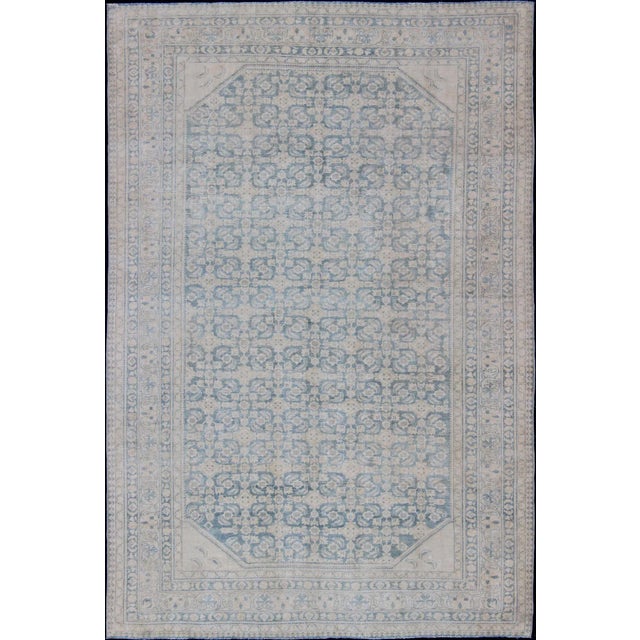 Keivan Woven Arts, Mev-1908-86, Antique Hamadan Rug- 9′ × 12′6″ For Sale - Image 13 of 13