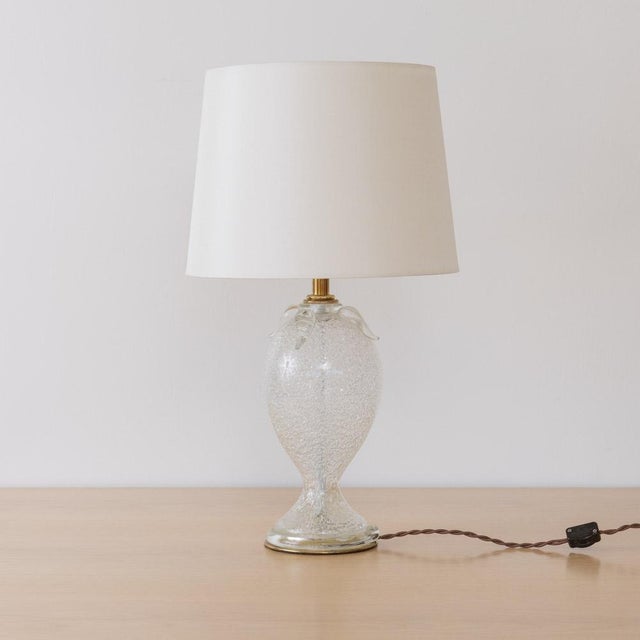 1940s 1940s Pair of Italian Murano Glass Lamps For Sale - Image 5 of 15