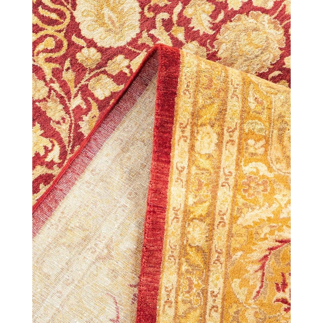 Mogul Collection Hand-Knotted Area Rug - Orange 8' 2" x 10' 6" For Sale In New York - Image 6 of 9