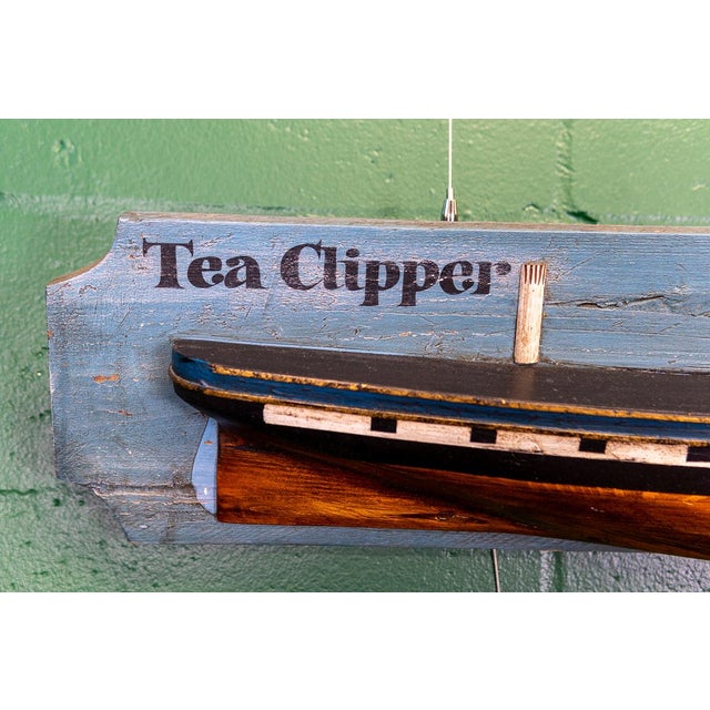 Late 19th-Early 20th Century Pair of Half Hulls Models For Sale - Image 11 of 17