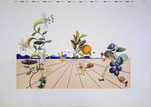 Salvador Dali, Flordali I, Lithograph