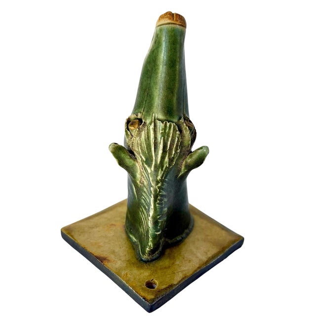 1990s Ceramic Pottery Horse Wall Sculpture Attributed to 9 Pines Art Isupov For Sale - Image 5 of 9