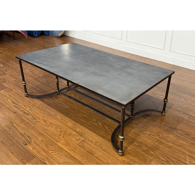 Contemporary Rectangular Industrial Style/Casual Coffee Table by Century Furniture For Sale - Image 3 of 10
