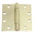 Vintage Classic Polished Brass Ives Butt Door Hinge 4.5 X 4.5 For Sale