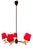 Mid-Century Modern Five-Arm Sputnik Chandelier, Germany, 1960s For Sale