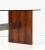 Amazing 1970s Brazilian Rosewood with aluminum stretcher desk with glass top, it can also be use as a dining table with a...