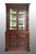 Antique 19th Century Louis Philippe Neapolitan Corner Cabinet in Glass & Walnut, 1800s For Sale - Image 4 of 4