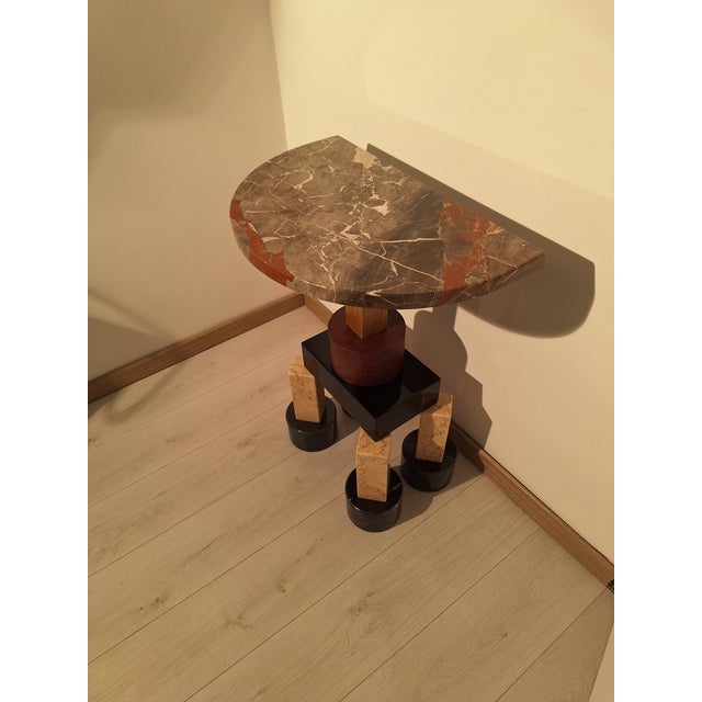 Console Demistella Model in Fine Marble by Ettore Sottesass for Up & Up, 1980s For Sale - Image 12 of 18