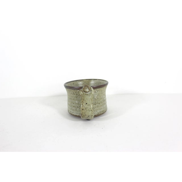 Vintage Signed Studio Pottery Mug For Sale - Image 4 of 9