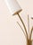 Metal Vintage Wall Sconces in Brass and Curved Opaline Glass, France, 1960, Set of 2 For Sale - Image 7 of 7