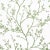 Schumacher Sample - Schumacher Twiggy Wallpaper in Green For Sale - Image 4 of 4