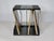 Space Age Vinyl Stand in Smoked Acrylic Glass, 1970s For Sale - Image 11 of 16