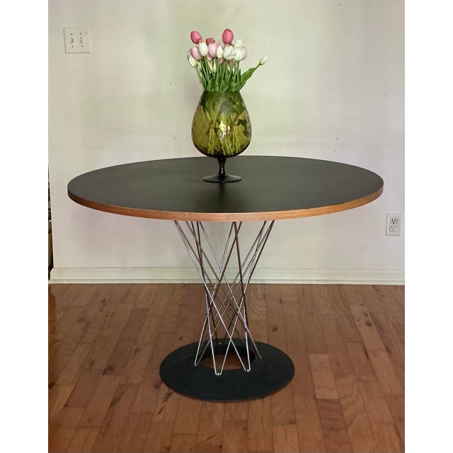 Black Knoll 42" Vintage Cyclone Dining Table Designed by Isamu Noguchi, Circa 1960s For Sale - Image 8 of 12