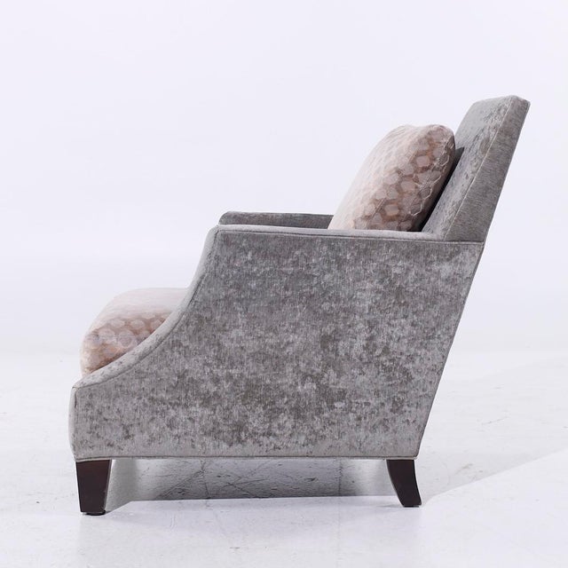 Lee Industries Upholstered Lounge Chair - Pair For Sale In Chicago - Image 6 of 12