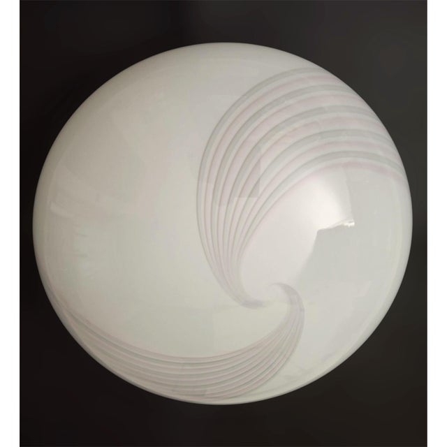 1960s Murano Spiral Flush Mount For Sale - Image 6 of 11