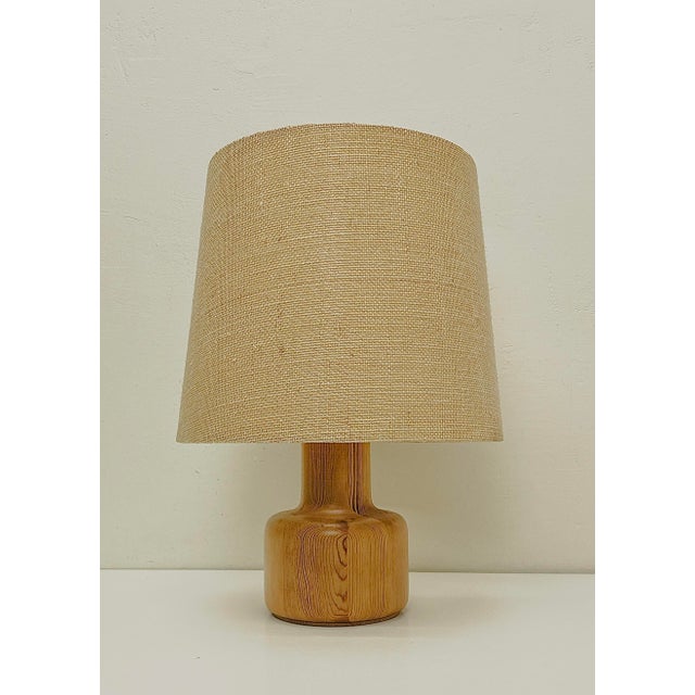 Mid-Century Table Lamp in Pine Wood by Bestform, 1960s For Sale - Image 11 of 11