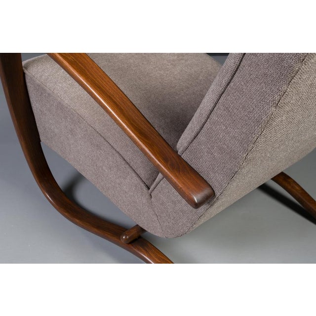 Art Deco Model H269 Armchairs by J. Halabala, 1930s, Set of 2 For Sale - Image 13 of 14