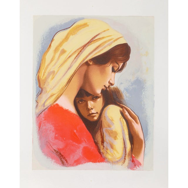Mother and Child A Sandu Liberman Year: circa 1970 Size: 30 in. x 22 in. Lithograph, unsigned