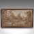 This is a vintage panoramic tapestry. A French, needlepoint decorative panel with mahogany frame, dating to the early 20th...