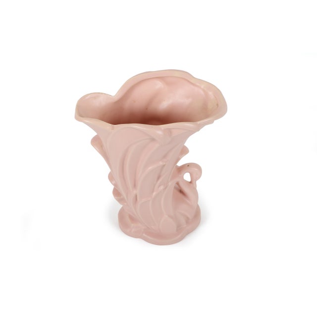Set of 5 Vintage McCoy Vases in a Pink Matt Glaze For Sale - Image 9 of 18