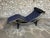Bauhaus LC4 Chaise Lounge in Blue Leather by Le Corbusier, Pierre Jeanneret & Charlotte Perriand for Cassina, 1980s For Sale - Image 3 of 18