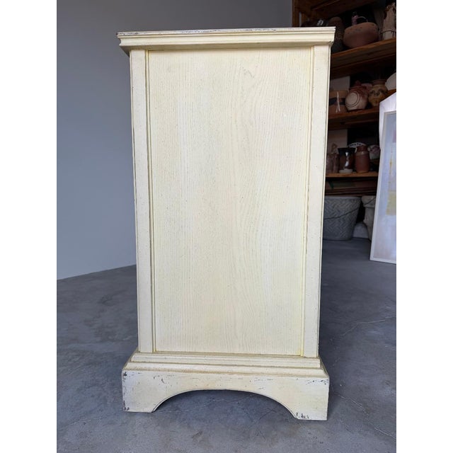 Vintage French Provincial Style Carved Wood Sideboard / Buffet Cabinet For Sale - Image 13 of 18
