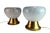 Gold Large Murano Glass Table Lamps, Set of 2 For Sale - Image 8 of 12