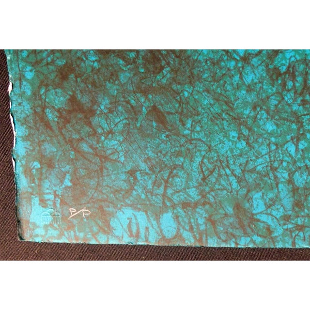 American Kevin Red Star "Midnight Two Step" Signed & Numbered Lithograph Art For Sale - Image 3 of 4