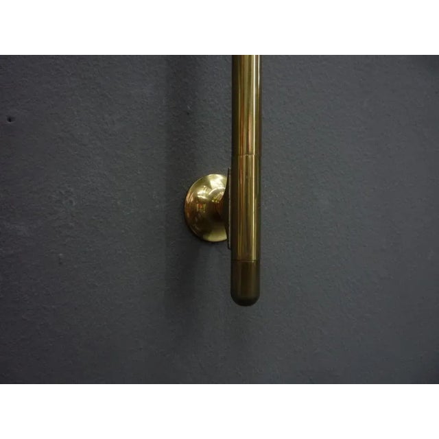 Beige Regency Brass Wall Lamps by Florian Schulz, 1960s, Set of 2 For Sale - Image 8 of 12