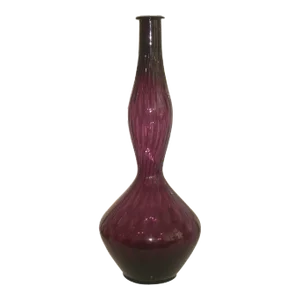 Italian Mid-Century Modern Tall Blown Genie Bottle, Decanter