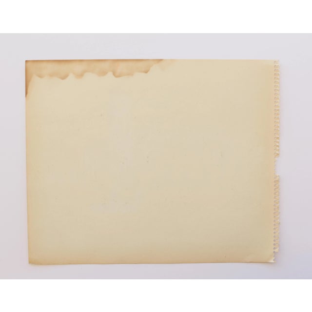 1950 Swedish Folk Art Oil Pastel Painting, Church in Pink, Sky Blue, Purple & Spring Green For Sale - Image 9 of 10