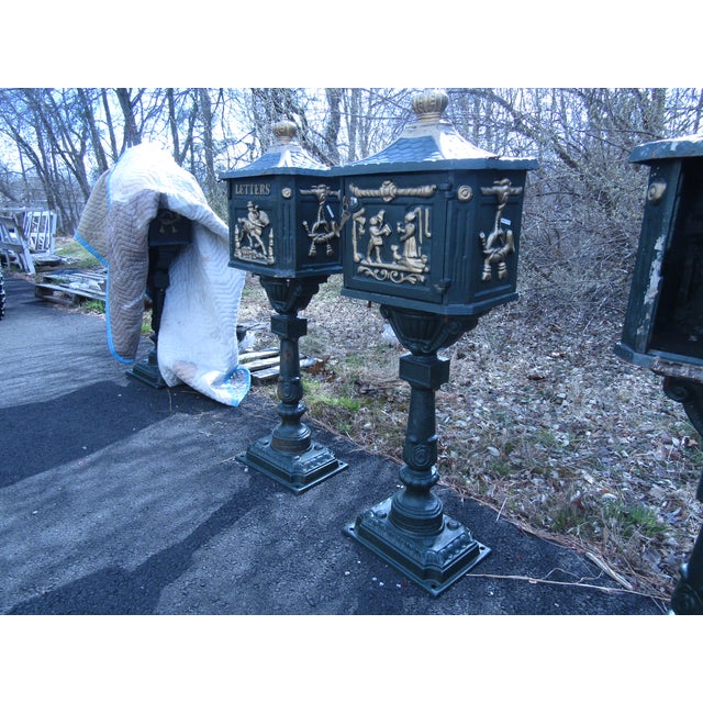 Vintage Cast Iron Mailbox Chairish