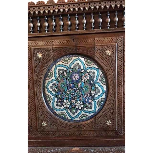 Wood Late 18th Century Moroccan Secretary Cabinet For Sale - Image 7 of 7