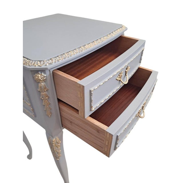 French Louis XV Olympus Bedside Tables, Set of 2 For Sale - Image 16 of 18