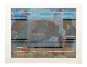 Robert Kelly "Asana II " Original Contemporary Abstract Lithograph