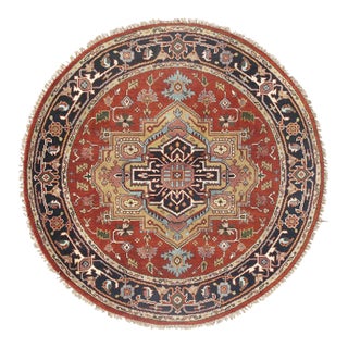 Pasargad DC Fine Hand-Knotted Round Rug For Sale