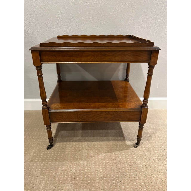 Late 20th Century Southampton Wood Side Table / Server For Sale In Denver - Image 6 of 9