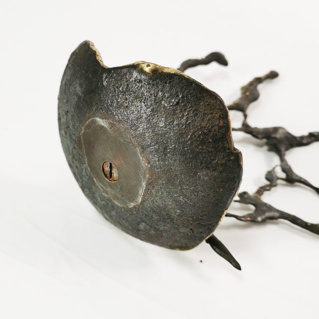 Brutalist Cast Iron Candlestick, Belgium, 1960s For Sale - Image 14 of 15