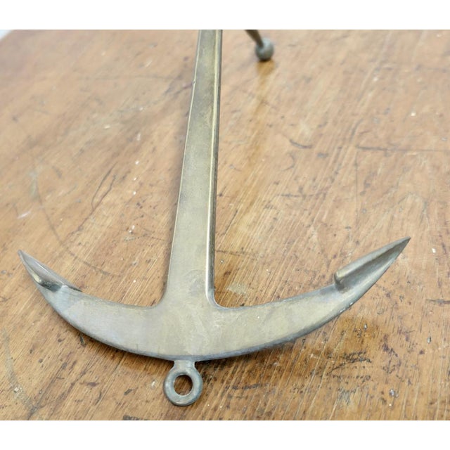 Bronze Yacht Anchor Desk Ornament, 1890s For Sale - Image 6 of 8