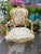 Vintage French Louis XV Style Gold Giltwood Tapestry Arm Chairs- a Pair For Sale - Image 12 of 12