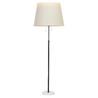 Vintage Height-Adjustable Metal Floor Lamp For Sale