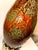 Mid 20th Century Mid-Century Modern Pottery Ceramic Lamp Spot Glazed in Burnt Orange and Mint Green For Sale - Image 4 of 9