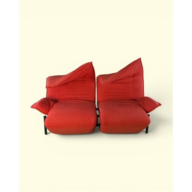Mid-Century Modern Veranda 2-Seater Sofa by Vico Magistretti for Cassina, Italy, 1983 For Sale - Image 12 of 12