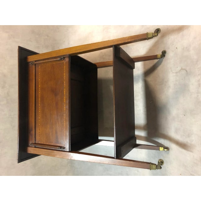 Wood Antique Trolley For Sale - Image 7 of 11